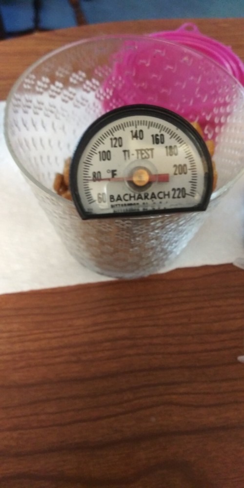 Bacharach pocket dial TI-Test Thermometer   Gently Used,  Model SRC