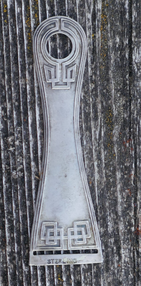 Antique Sterling Silver Ribbon Threader