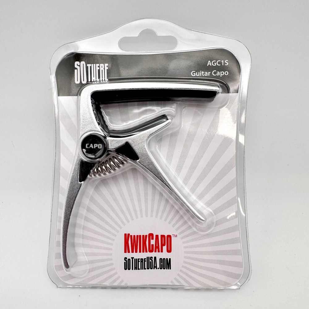 SoThere KwikCapo Trigger-Style Capo Silver (KKS)