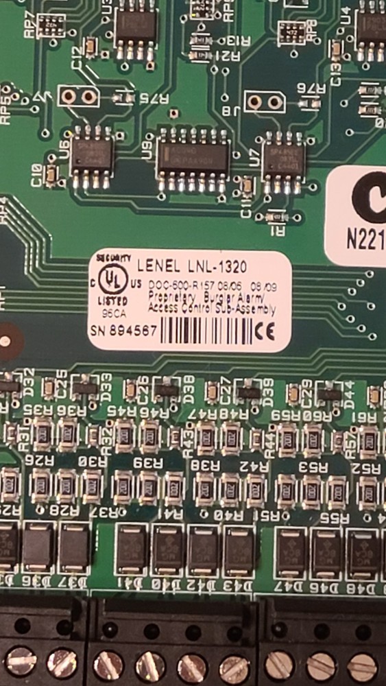 Lenel LNL-1320-S2 Dual Reader Mercury Interface Module Green