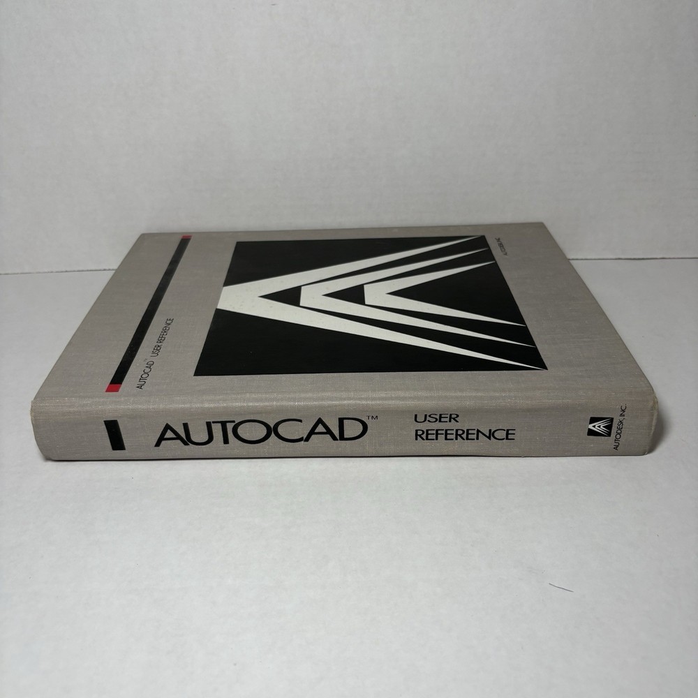 Autocad 1986 Drafting Package Reference Technical Manual Book Vintage Autodesk