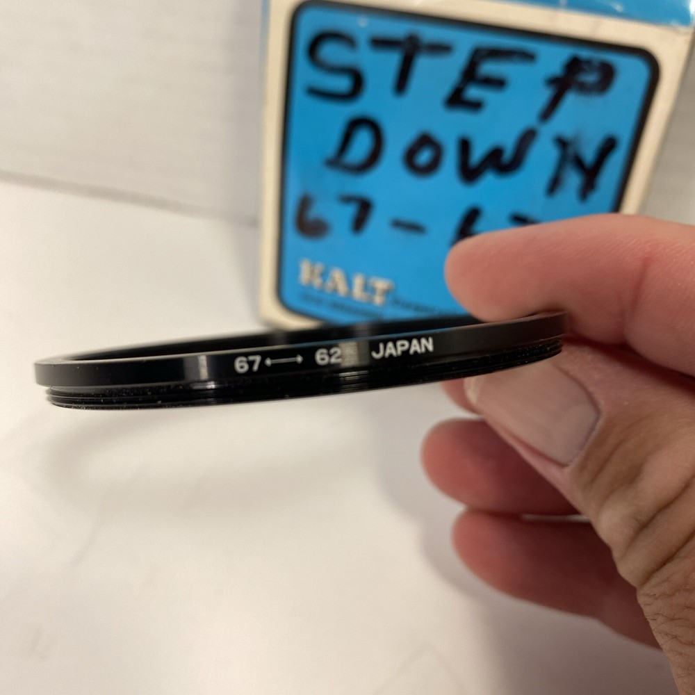 Kalt Step Down Ring 67-62mm Photograpic Lens Japan