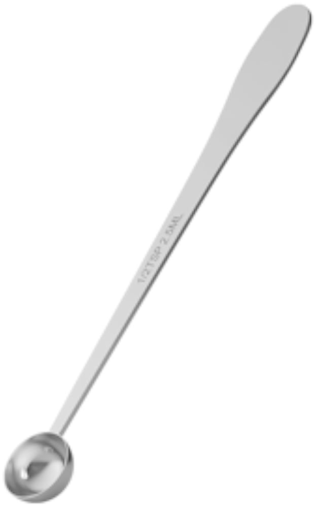 1/2 Teaspoon Single Measuring Spoon, Extra-long Handle Indivi Measure