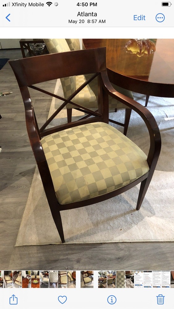 Baker Archetype Set Of Six Dining Chairs