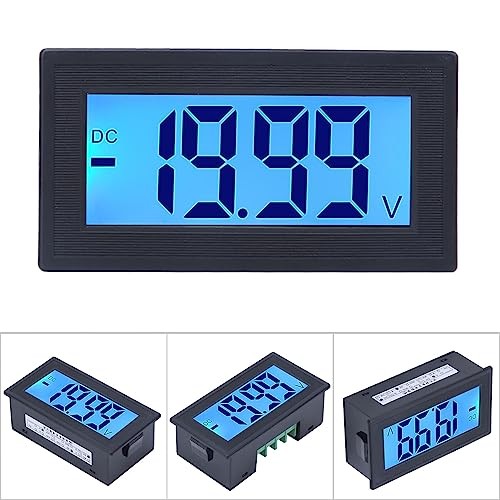 Dc Voltmeter Yb5135Db LCD, Blue Backlight Power Supply Digital Meter Display