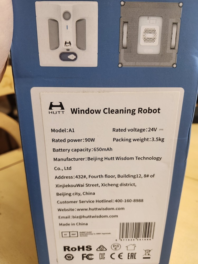 HUTT A1 Automatic Window Cleaning Robot Smart AI Navigation Remote Control