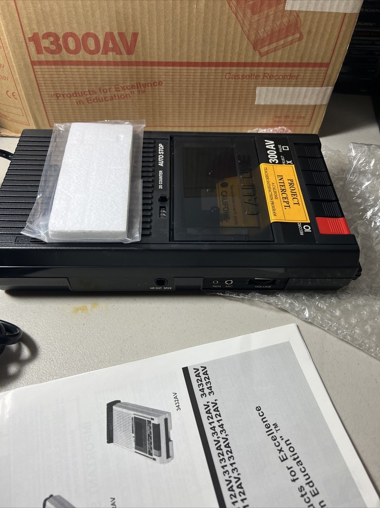 Califone Model 1300 AV Cassette Recorder