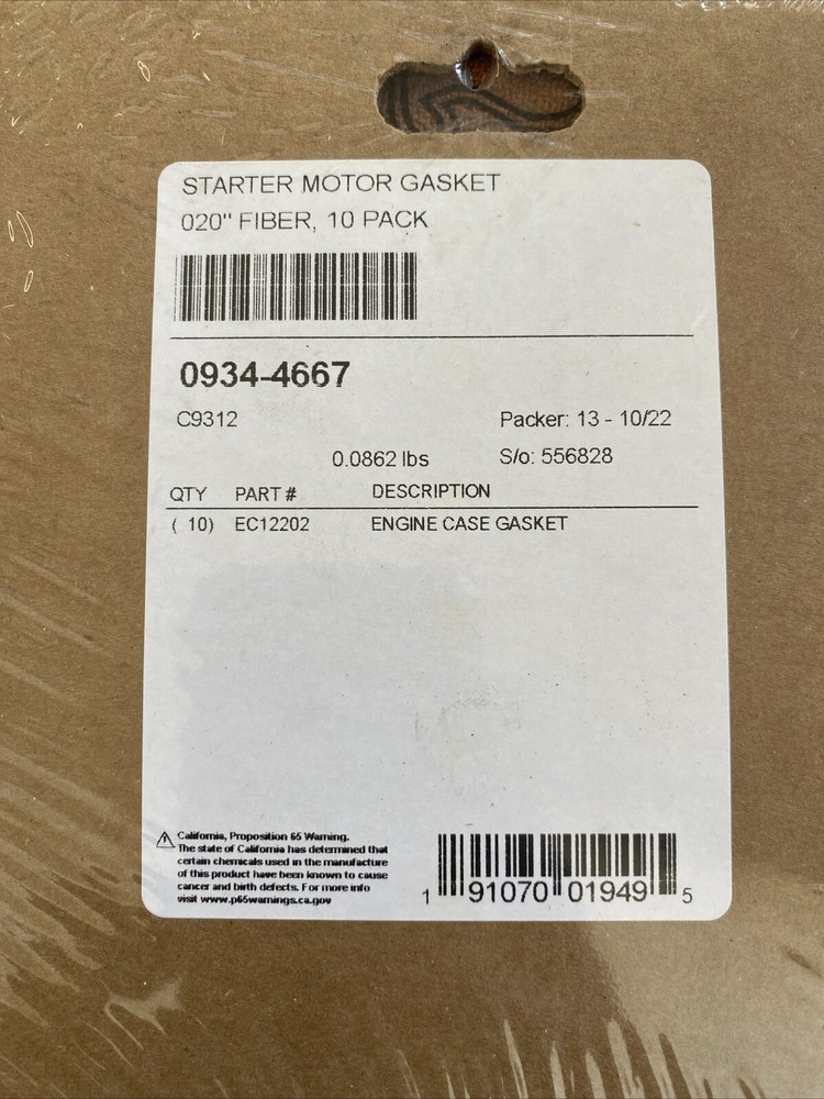 Harley-Davidson Starter Motor Gasket