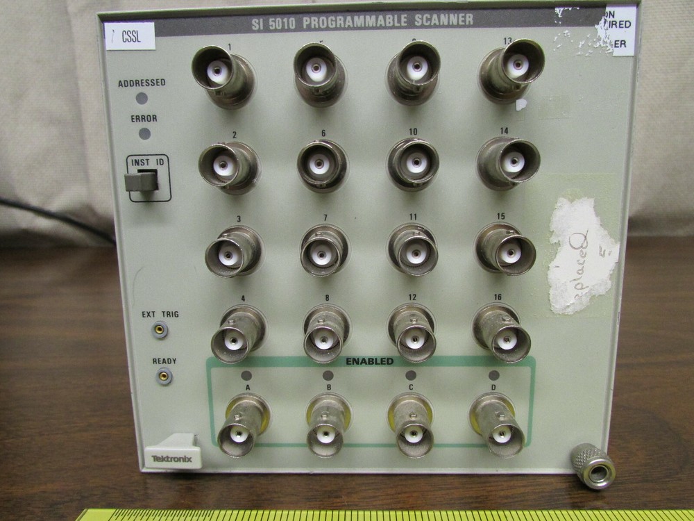 Tektronix Oscilloscope Plugin Module SI-5010 Programmable Scanner s/n B010733