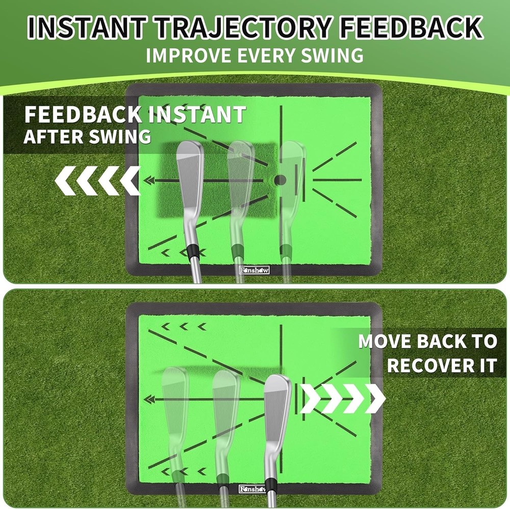 Versatile Golf Hitting Mat with Non-Slip Base - Perfect for Indoor Practice