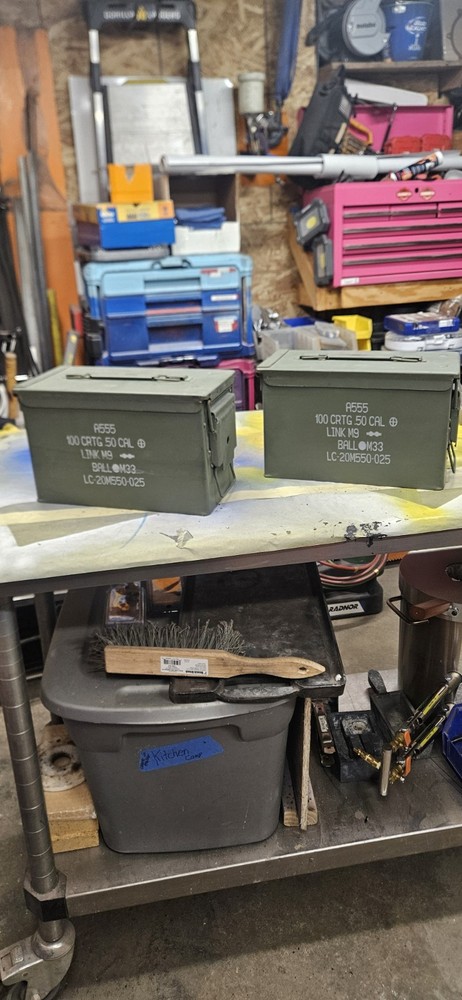 Military Surplus M2A2 Ammo Cans.