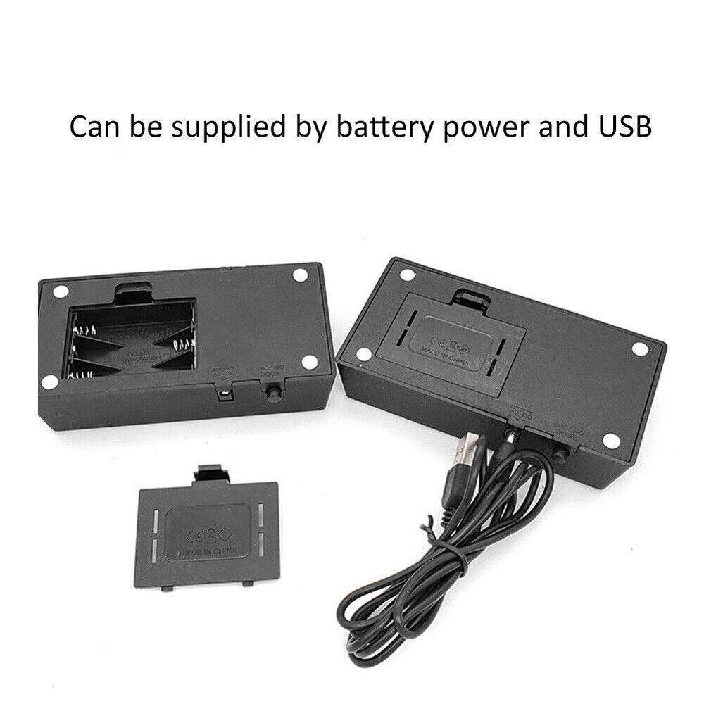 2Pcs LED Display Base Crystal Light Stand With USB Cable for 3D Crystal Statues
