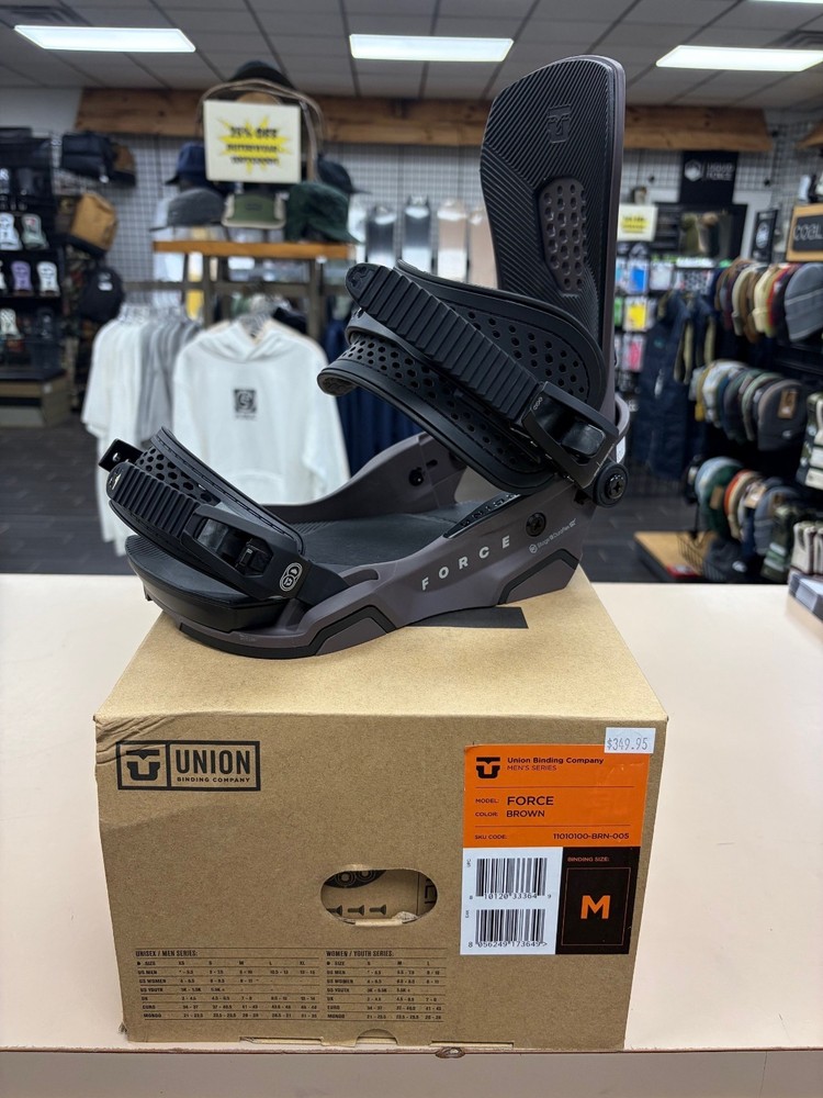 UNION FORCE MEN'S MEDIUM BROWN (25-26) BINDINGS *NEW IN BOX*