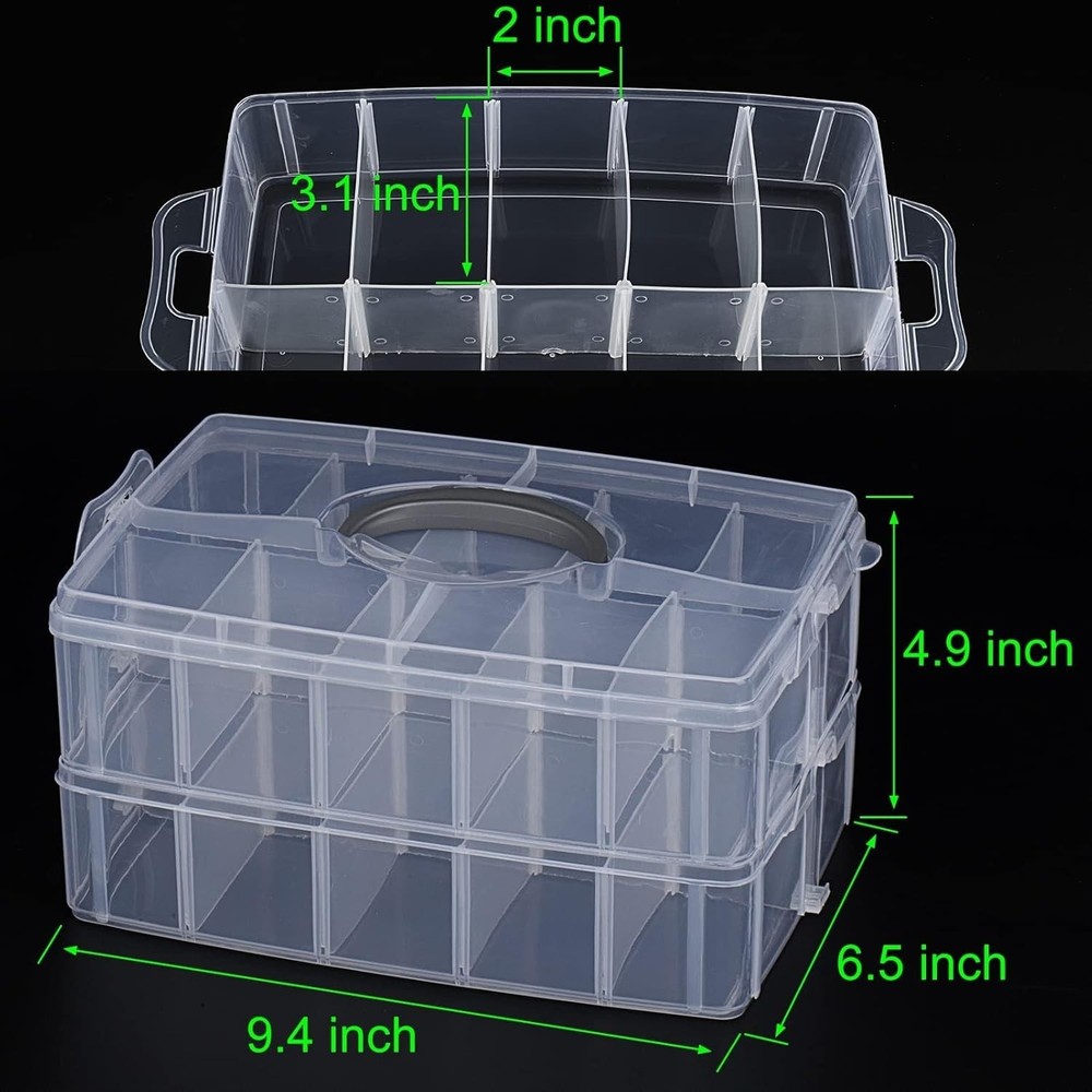 40-Color Polyester Thread Set in 2-Layer Organizer with Essential Tools