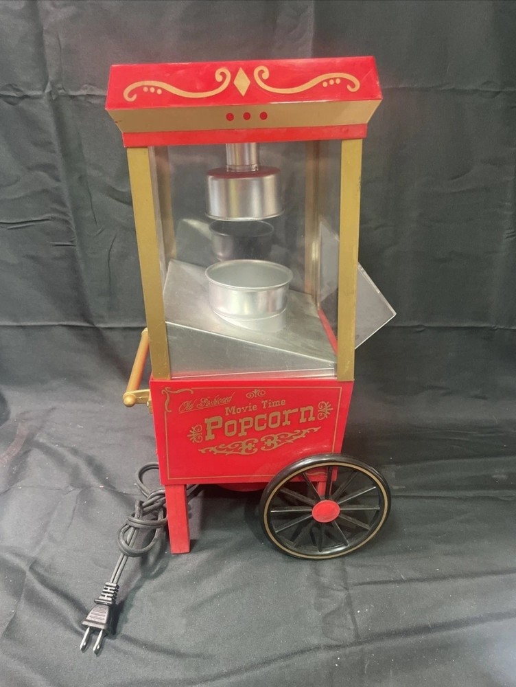 Cinema Style Nostalgia Electrics Old Fashioned Popcorn Maker Machine