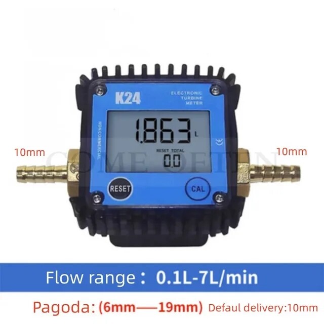 Micro Flow Digital Display Meter Gear Flow Meter Diesel Gasoline Oil G1/4" G1/2"