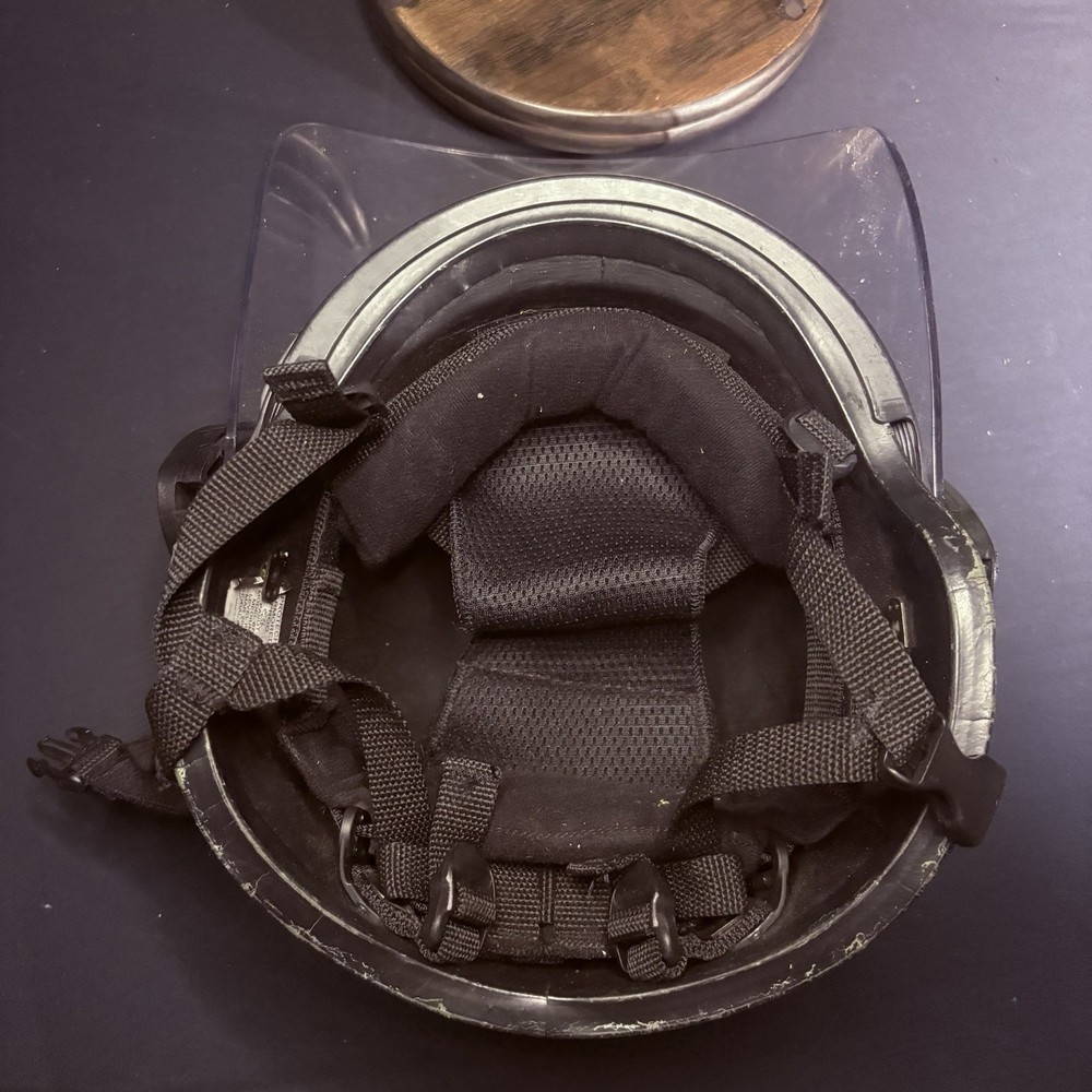 Protech Ballistic Helmet 3A (IIIA) (Size Medium) w/ Long Removable Face Shield