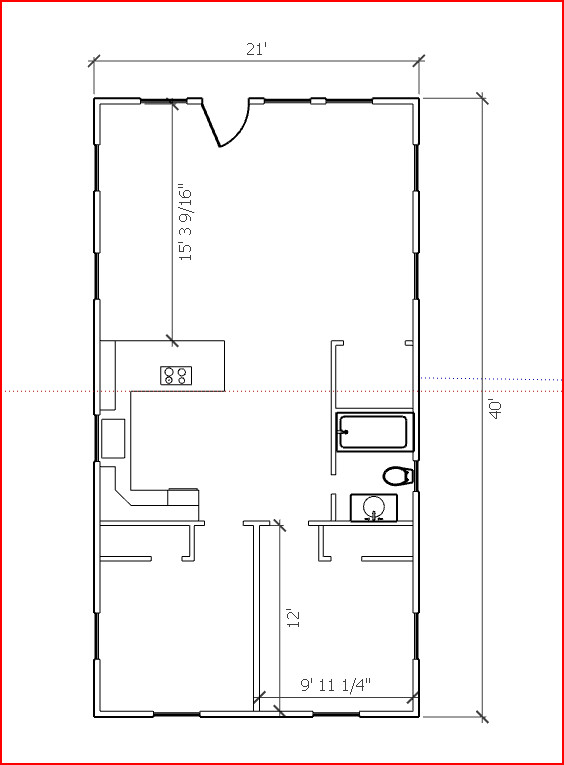 Tiny House Kit, Exterior Building Envelope Made With Structural Insulated Panels