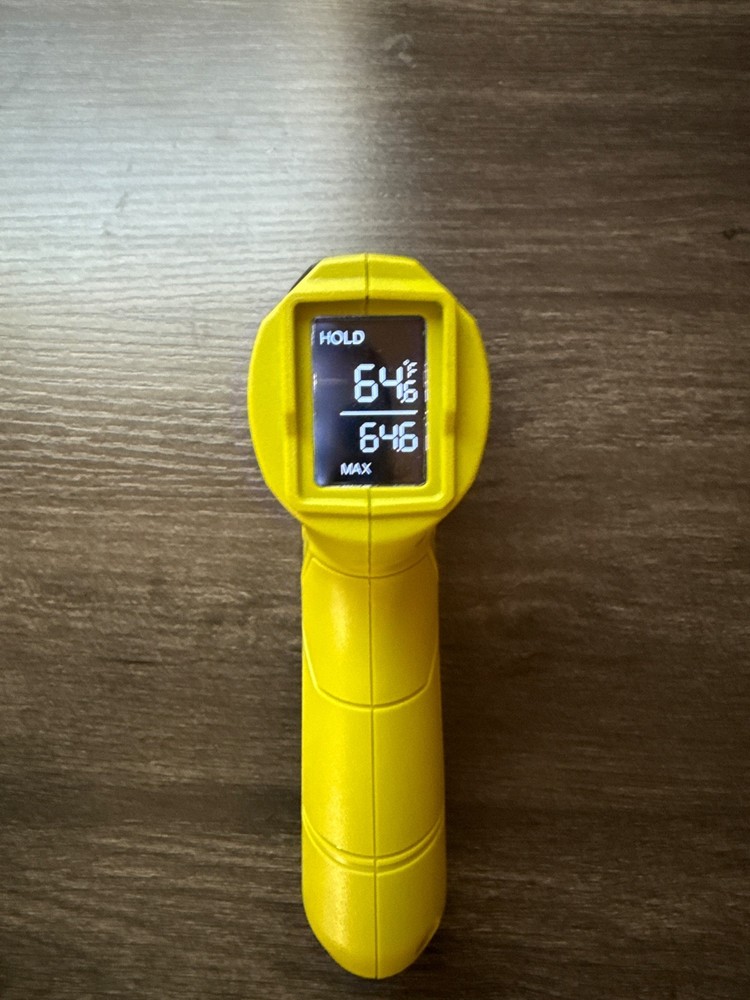 Ryobi temperature reader Laser