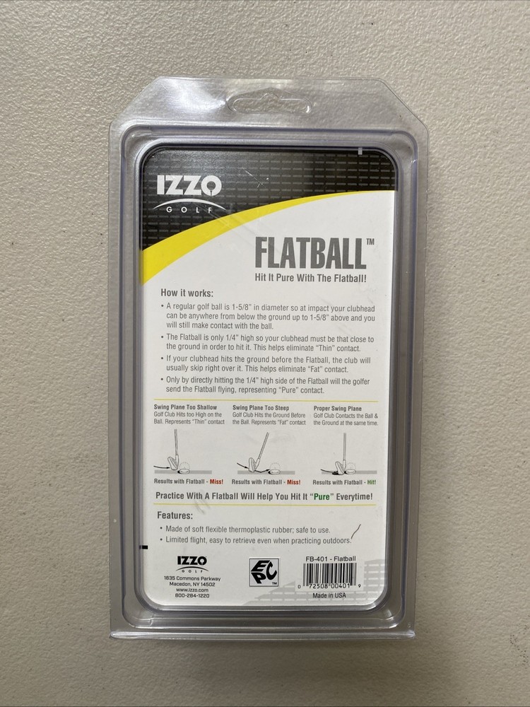 Izzo Golf Flatball Golf Swing Training Aid ⛳