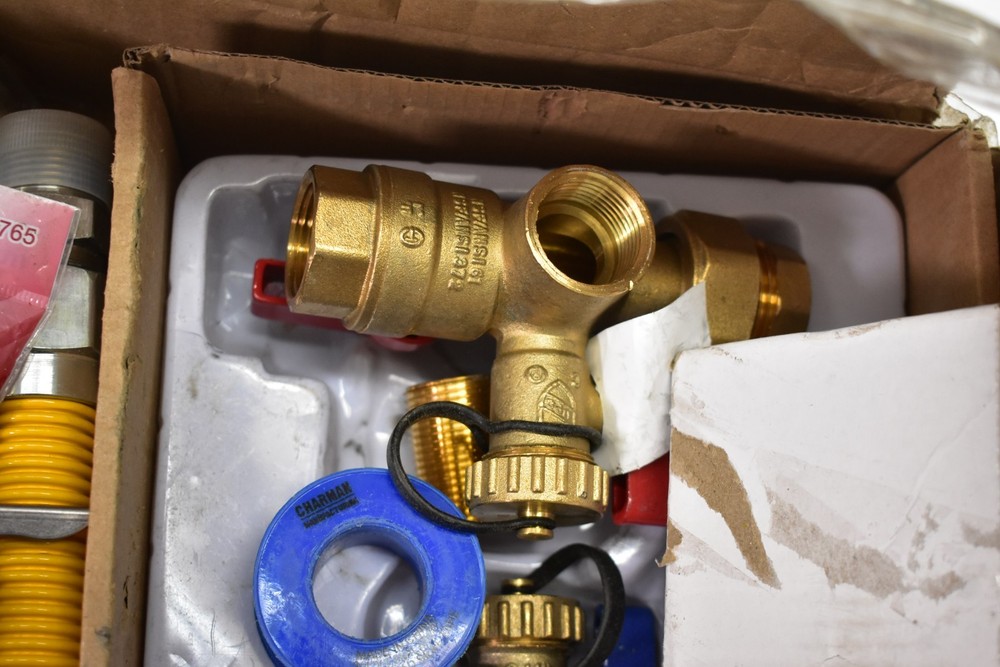 CMI 3/4" Tankless Water Heater Valve Installation Complete Kit Set C-3006