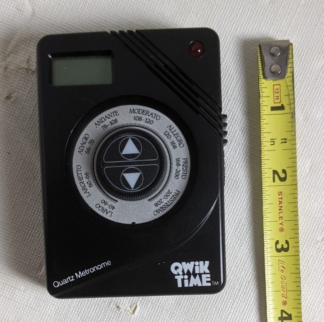 Qwik Time Quartz Metronomes With Stand 1995