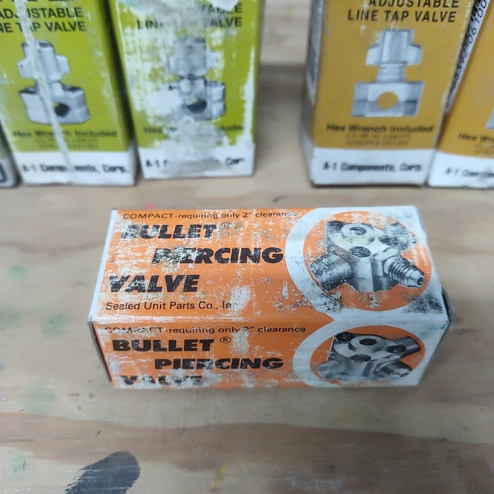 LARGE Lot of 7 Piercing Valves