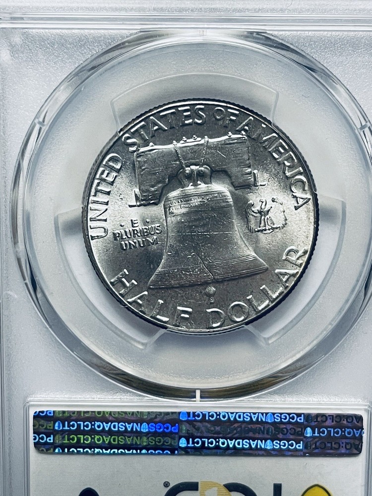 1958 Franklin Silver Half Dollar PCGS MS65