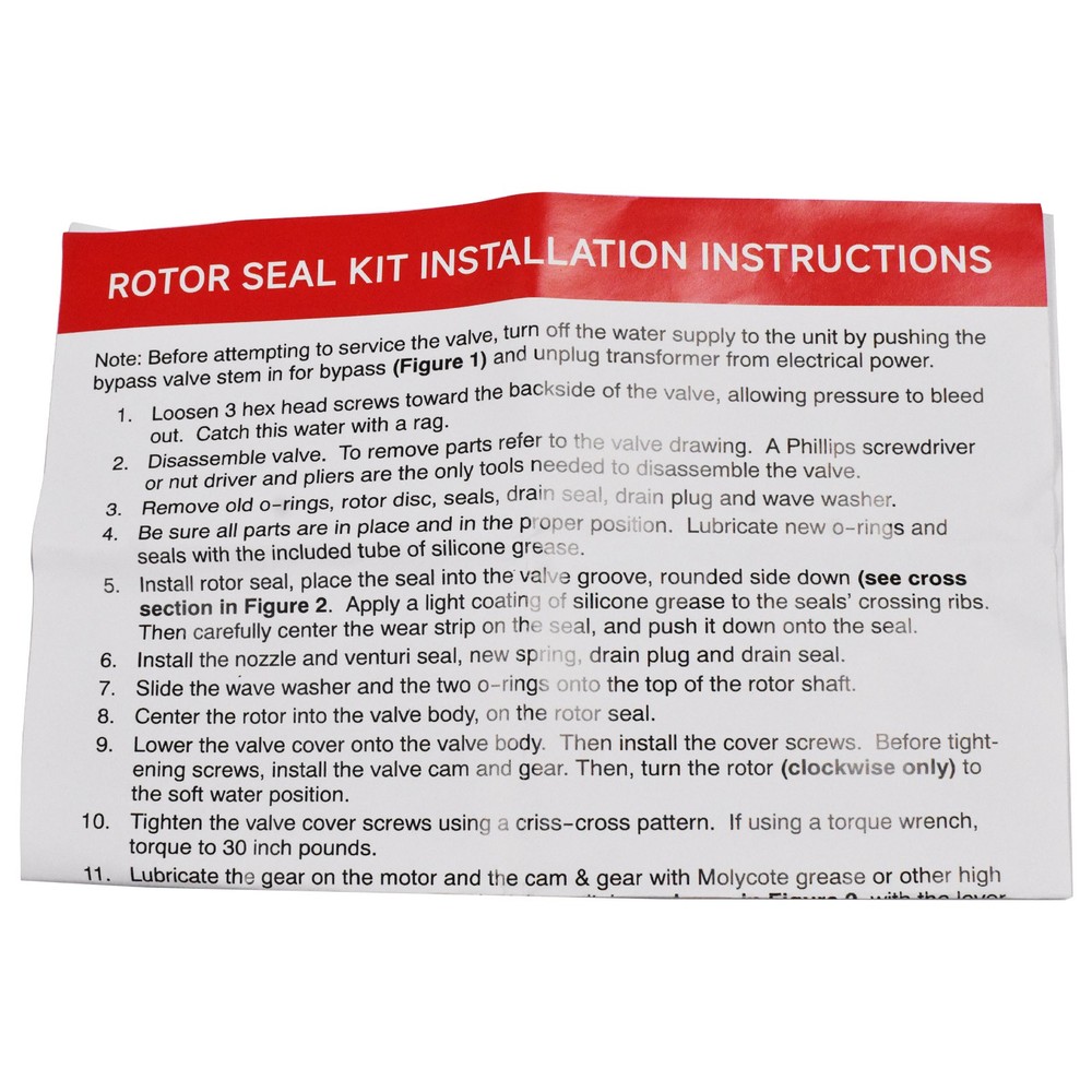 Water Softener Standard Valve Rotor and Seal Kit Replacement Part 7238468