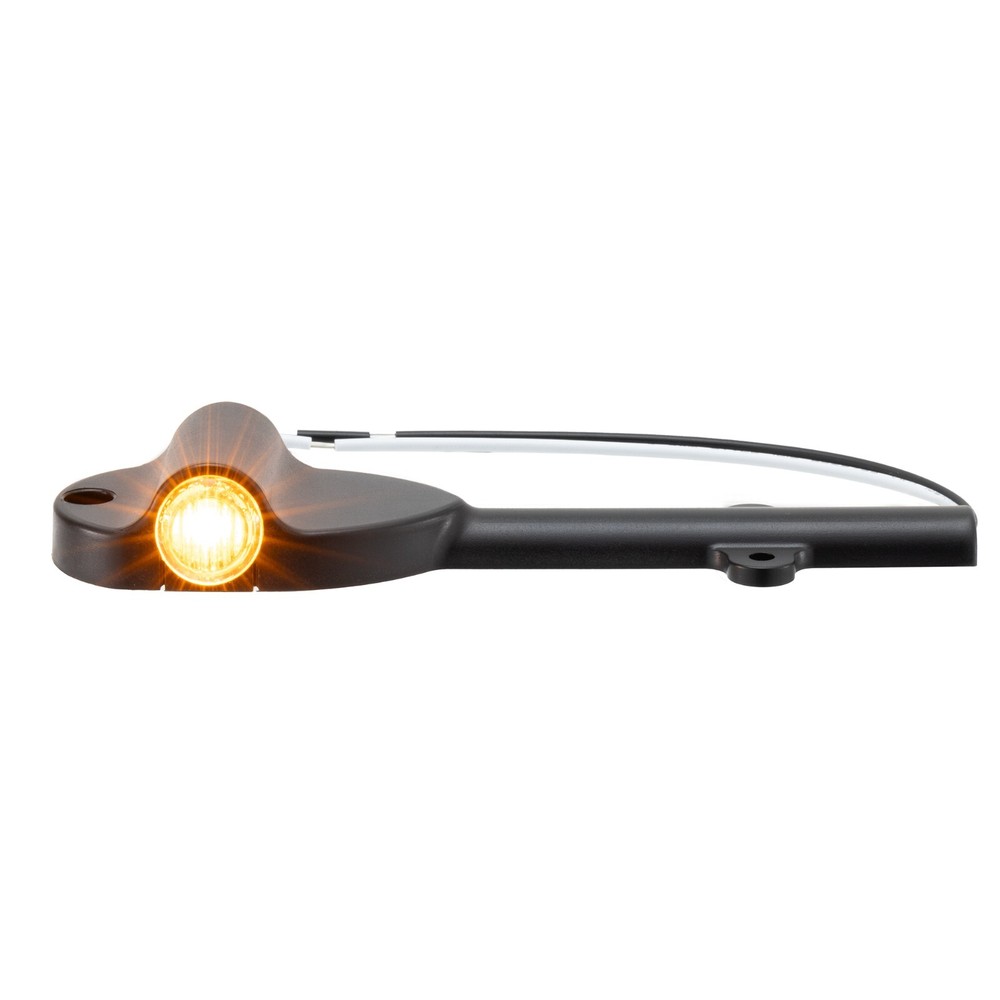 RecPro Trailer Left & Right Fender Light Set | 3/4" Dual LED | Red & Amber