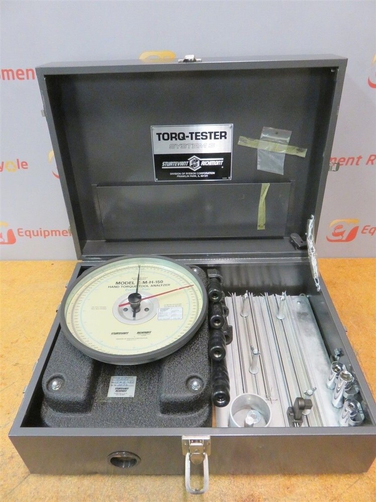 Torq-Tester E-M-H150 System 3 Sturtevant Richmont Hand Torque Tool Analyzer