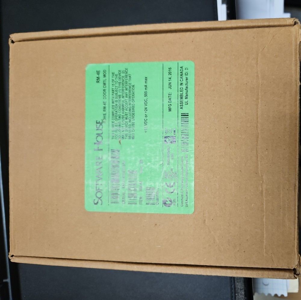 TYCO/Software House RM-4E Board Access Control