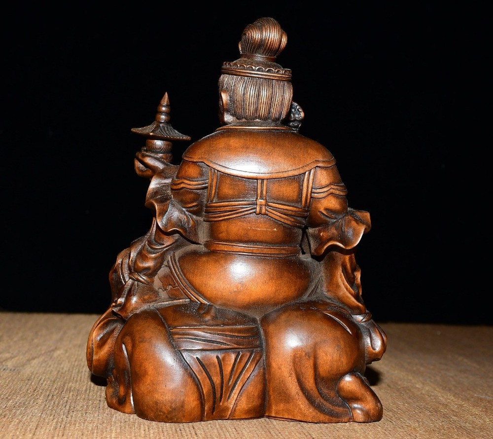 Treasure Small Boxwood Immovable Ming Wang Ornaments