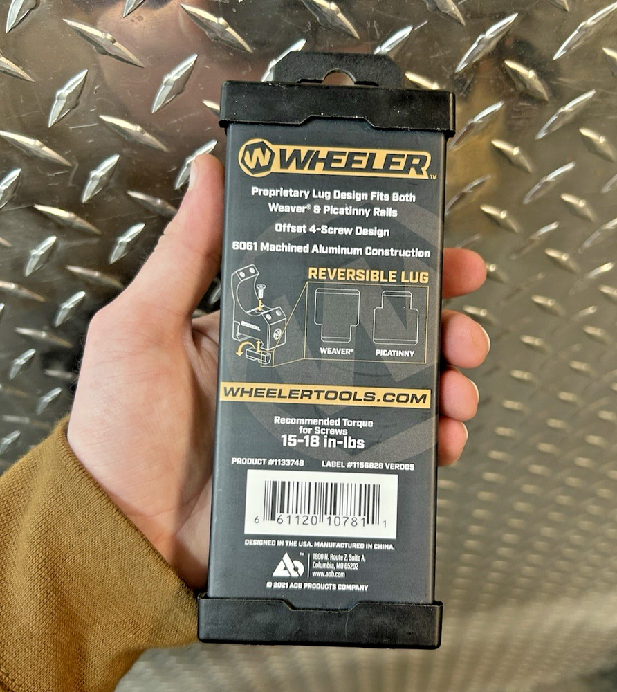 Wheeler Sporter 1" Medium Scope Rings