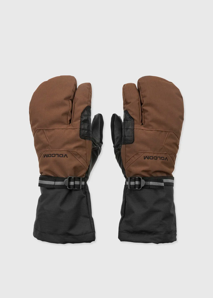 Volcom 2026 V.Co Trigger Ski Mitten - Brown