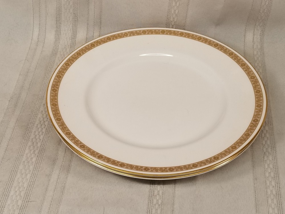 2 Royal Worcester GOLDEN ANNIVERSARY Dinner Plates