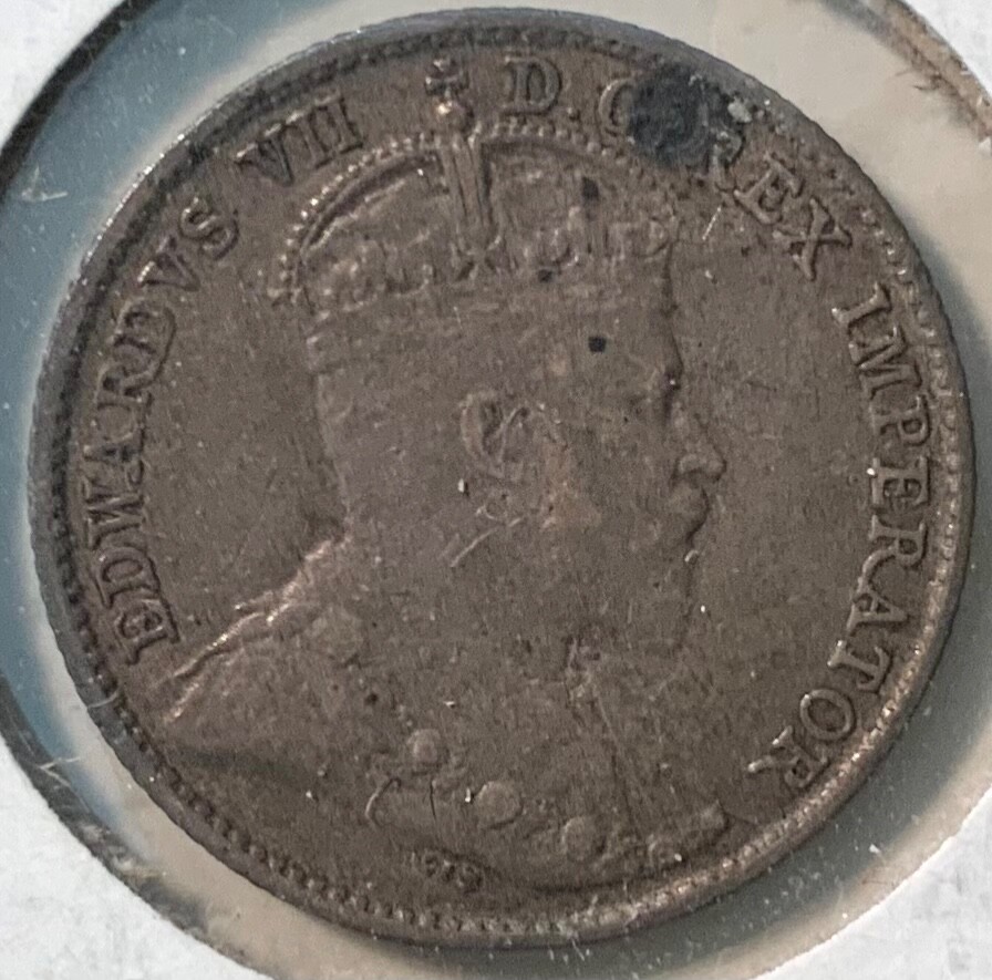 1910 Canada 5 Cents
