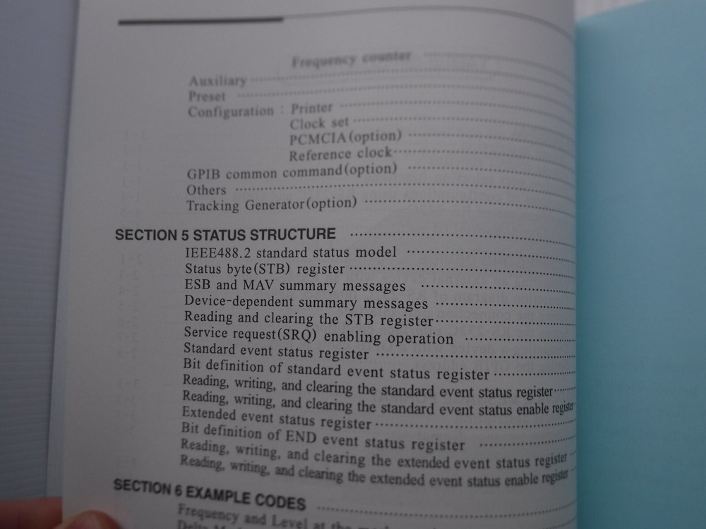 IFR 2398 Spectrum Analyzer Operation Manual Vol. 2
