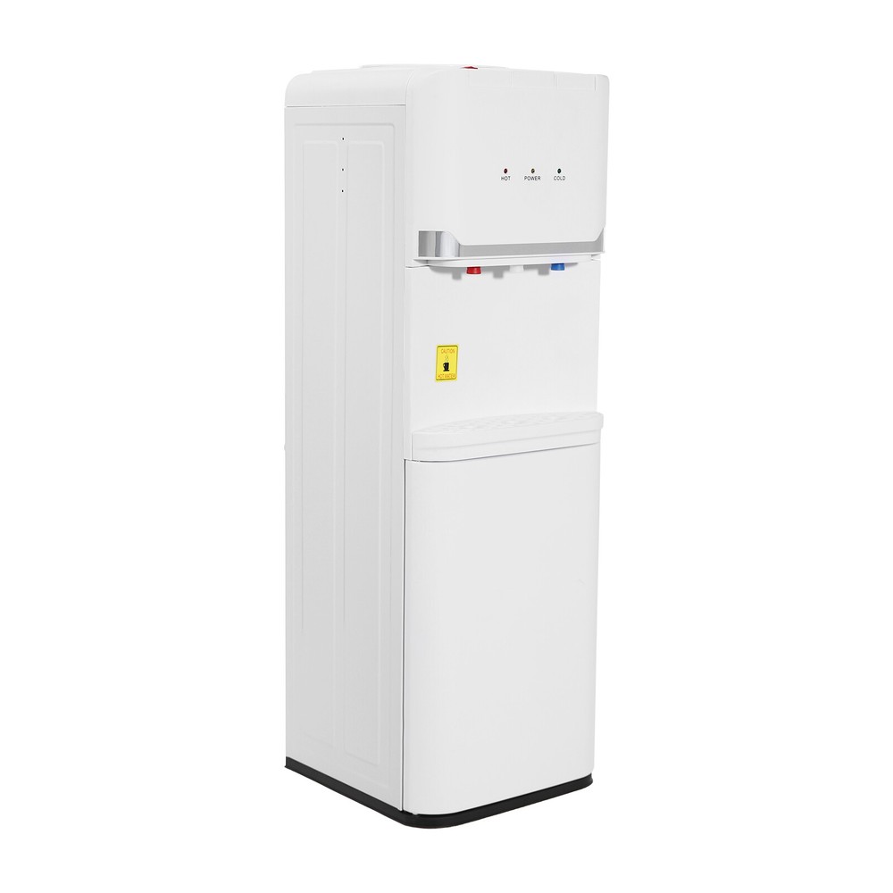 Hot&Cold&Warm Water Cooler Top Loading Water Dispenser – White, Holds 5 Gallon