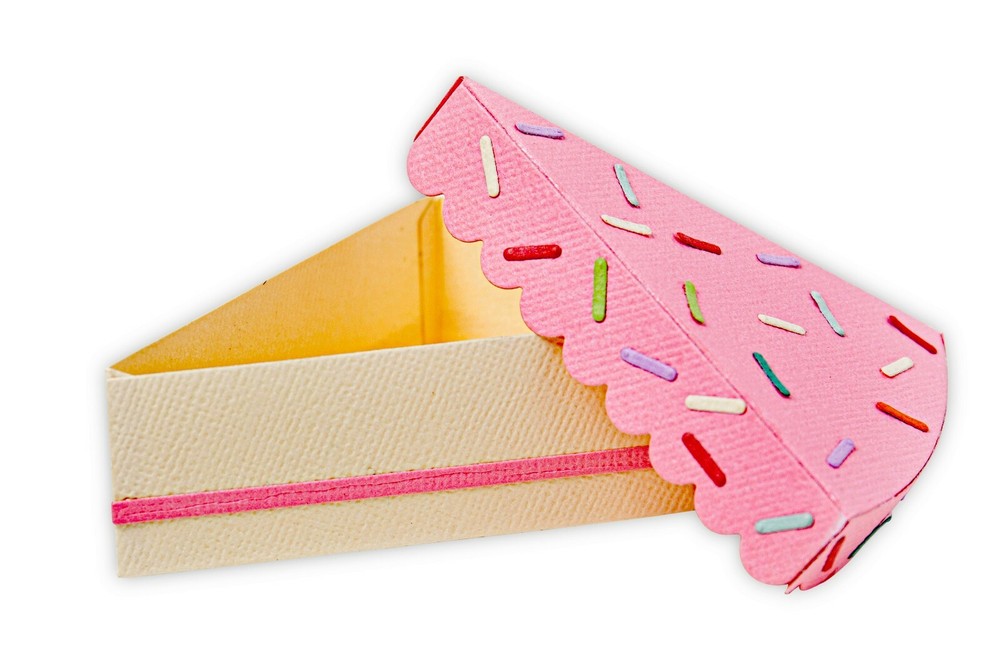 Sizzix Thinlits Cake Slice Box 10PK set #665883 Retail $28.99 by Kath Breen