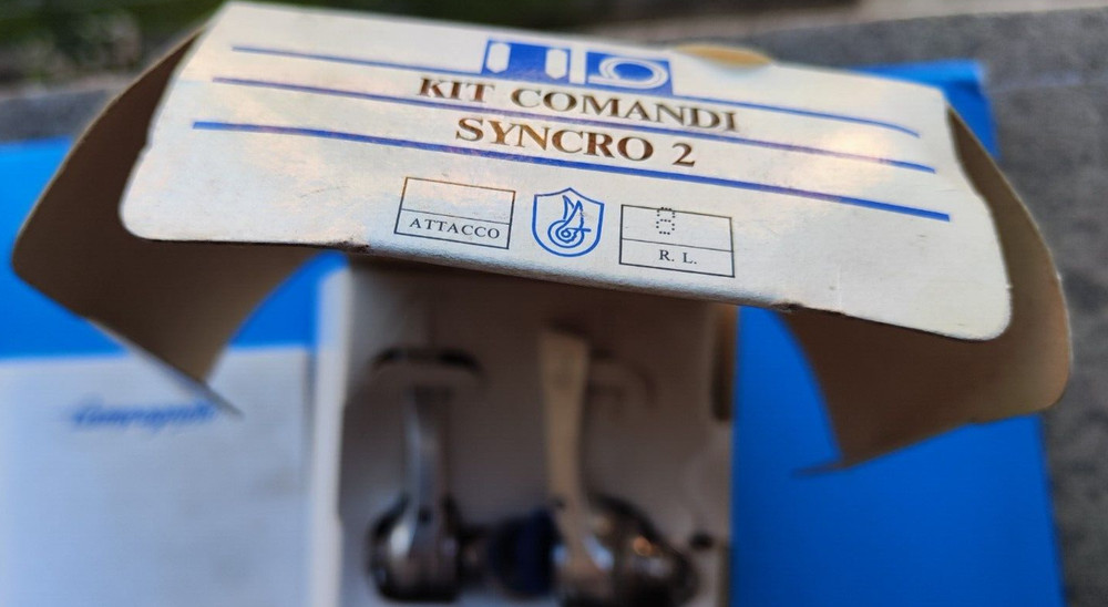 CAMPAGNOLO CONTROL KIT RECORD SYNCRO 2 IN ORIGINAL BOX LEVE COMANDO