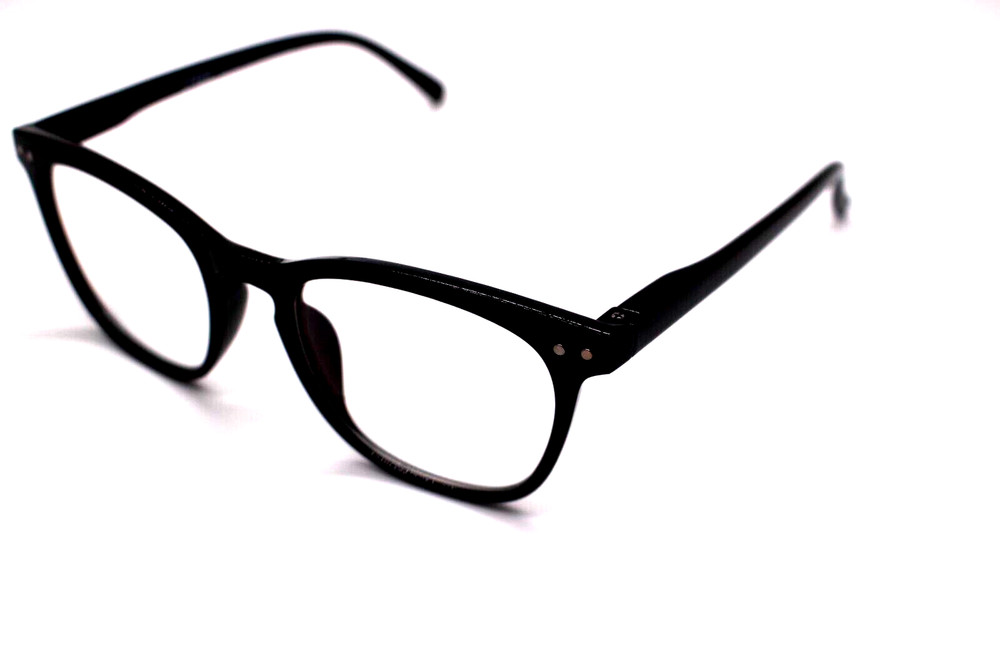 2-PACK EPHIU BLUE LIGHT BLOCKING GLASSES BLACK+TRANSPARENT