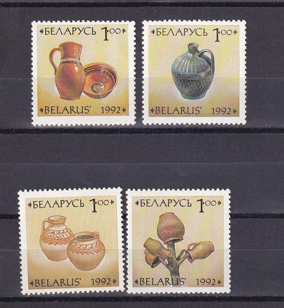 SA06 Belarus 1992 Ceramics mint stamps