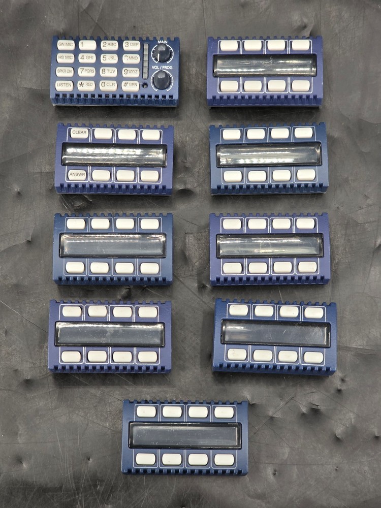 Clear-Com I-1430E Digital Matrix Intercom Control Panel – Lot of 8