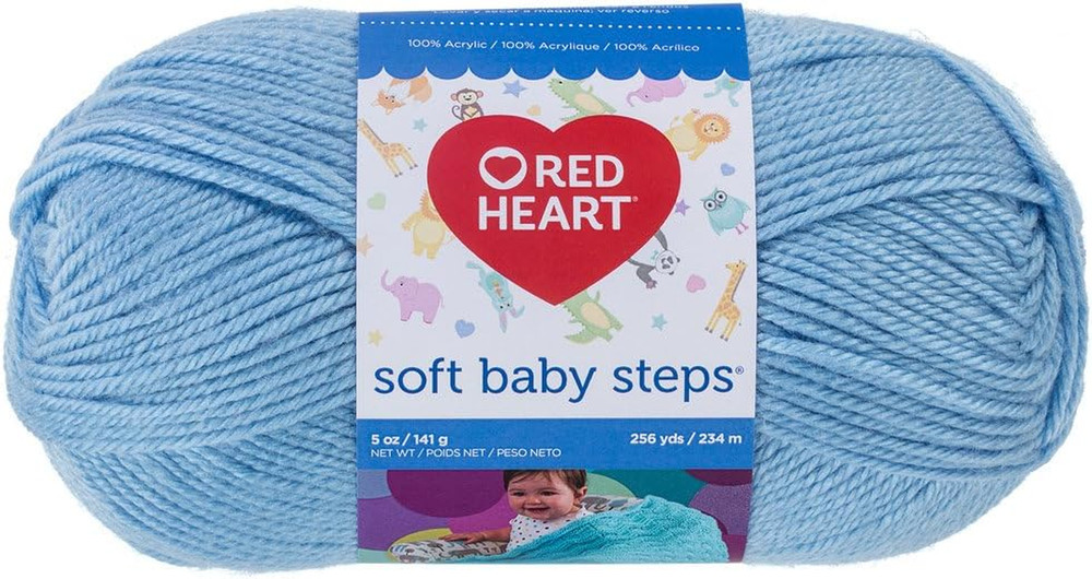 Soft Baby Steps Yarn, Baby Blue