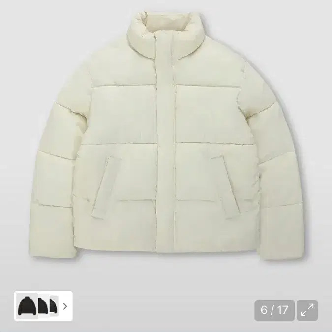 Spao Basic Puffer Ivory Size M Worn Once