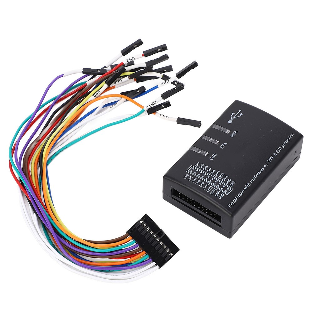 Logic Analyzer 100M Sampling Rate Compact USB Logic Analyzer Tool Supply Part