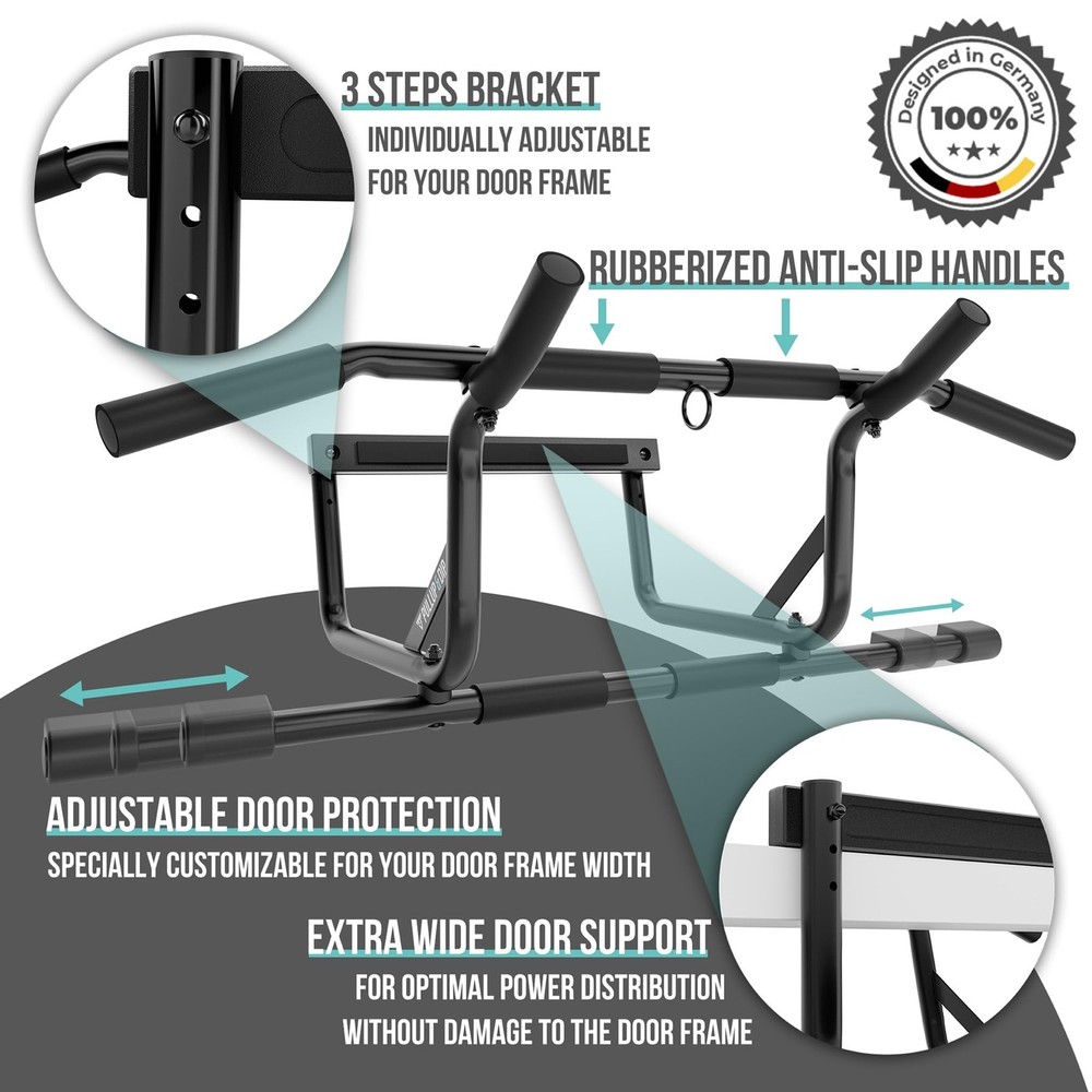 Doorway Pull-Up Bar Without Screwing And No V1, Door pull-up bar
