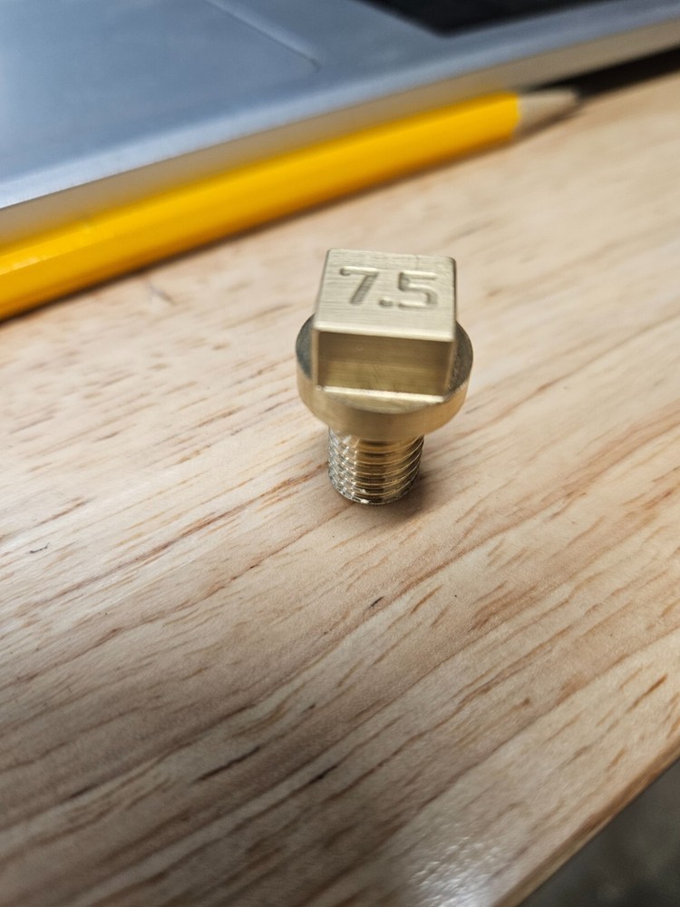 Brass Lead Shot Maker Nozzle – Size 7.5