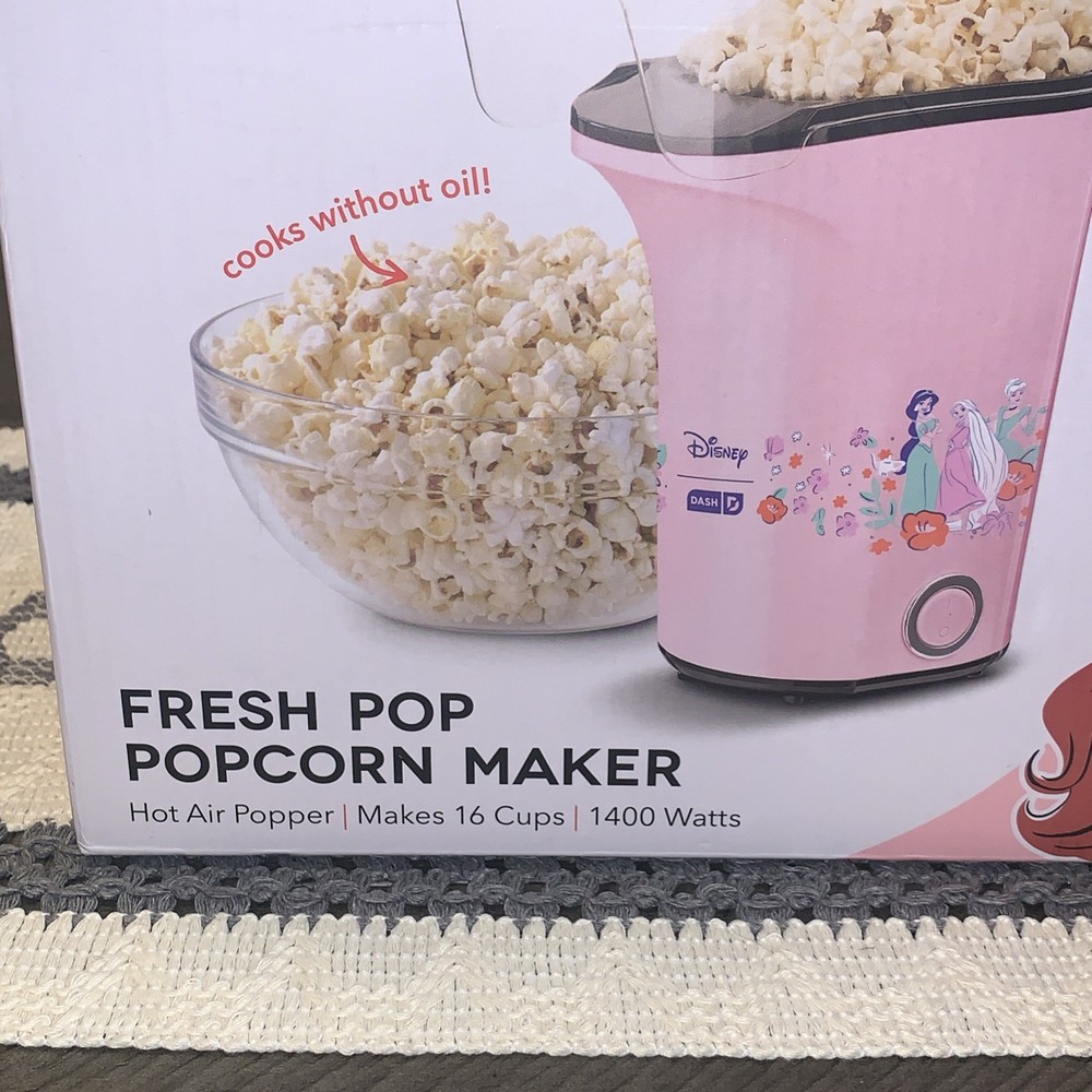 Disney Dash Princess Fresh Pop Popcorn Maker New in Box